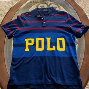 Medium Blue Ralph Lauren Polo Shirt